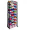 Складаний органайзер, підставка для взуття Amazing Shoe Rack, 10 полиць, на 30 пар. БІЛИЙ, фото 5