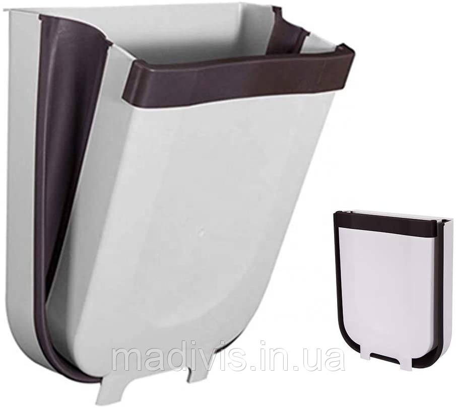 Сміттєвий контейнер складаний на дверцятах HLV Wet Garbage Container 24,3*21,5*14 см., фото 1