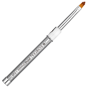 Пензель для живопису Starlet Professional з білими каменями №14, 9 мм