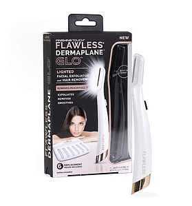 Тример для видалення волосся на обличчі Flawless Dermaplane Glo