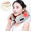 Масажна подушка для шиї U-shaped massage pillow 3 функції, масажер для шиї, фото 2