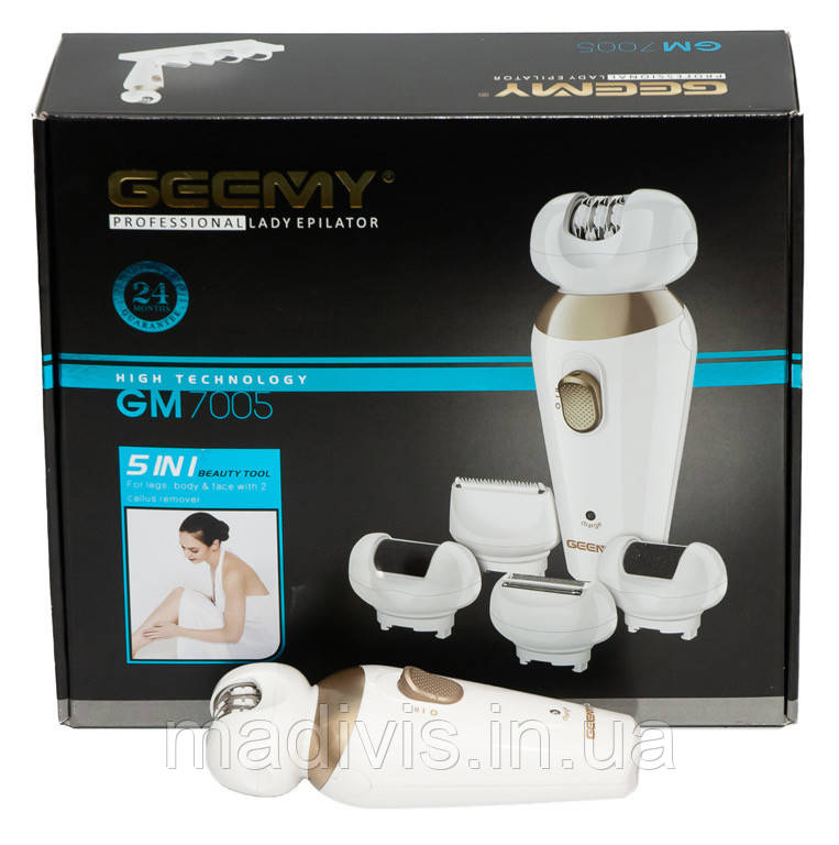 Епілятор жіночий Gemei GM 7005 5в1