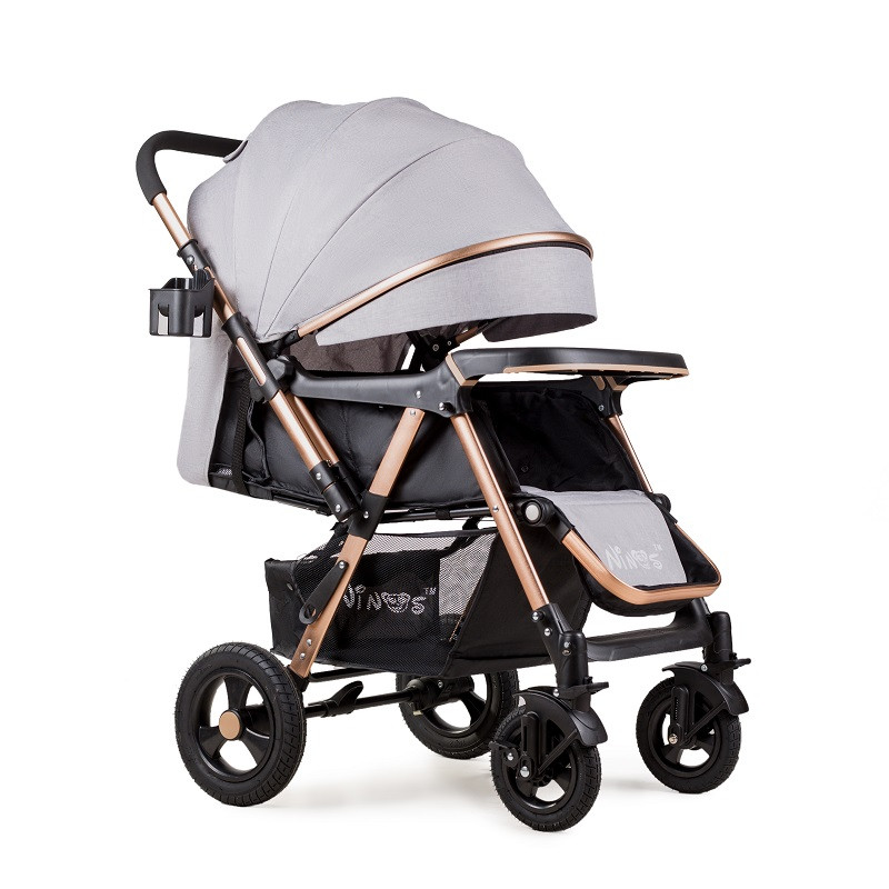 Прогулянкова коляска Ninos Maxi LIGHT GREY