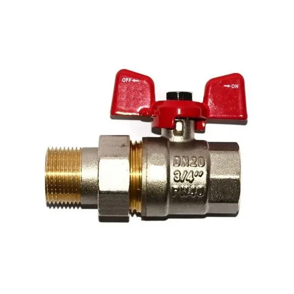 Кран кульовий з американкою KP 3/4 прямий (227)