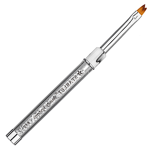 Пензель для живопису Starlet Professional з білими каменями №12, 9 мм