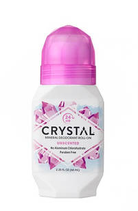 Crystal Mineral Deodorant Roll-On Unscented Кульковий дезодорант з мінеральними квасцями без запаху, 66 мл