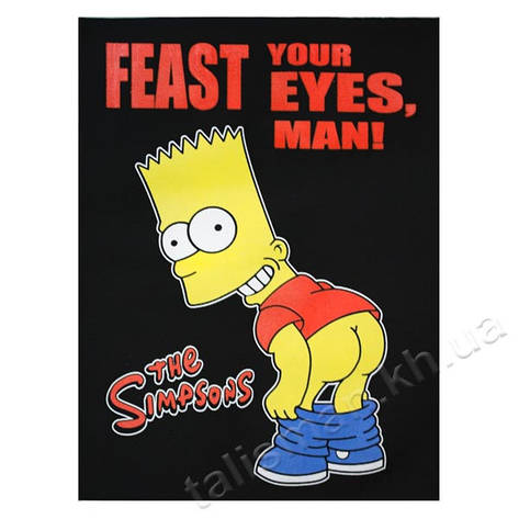 Нашивка катана велика Bart SIMPSON, фото 2