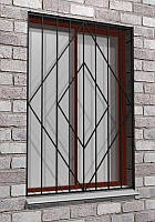 Розсувні решітки на вікна гармошка