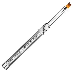 Пензель для живопису Starlet Professional з білими каменями №15, 9 мм