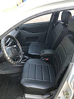 Чехлы на сиденья Peugeot 107 модельные MAX-L из экокожи Черный