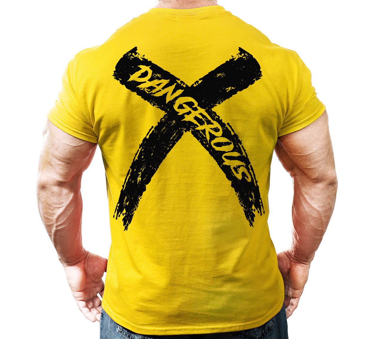 Спортивна футболка, для бодібілдингу DANGEROUS (Різні кольори)