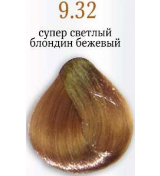 КРЕМ-КРАСКА Brelil Sericolor № 9.32 дуже світлий бежевий блонд 100 мл