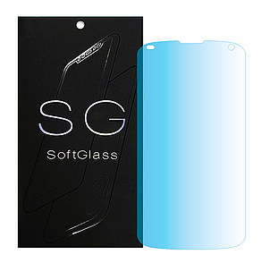 Бронеплівка для LG Nexus 4 E960 на екран зносостійка поліуретанова SoftGlass