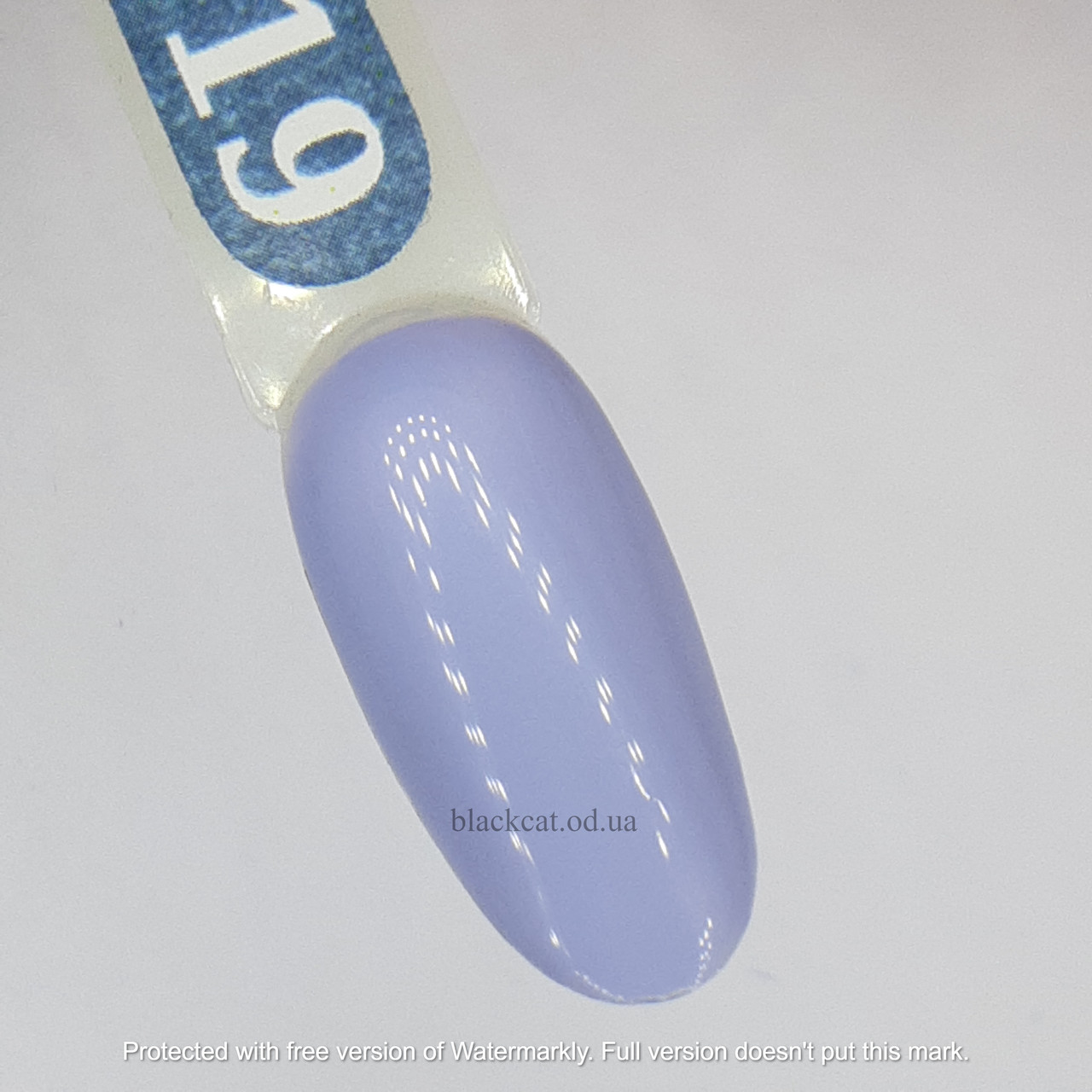 Гель-лак MaxiNail rubber gel polish №019 світло-блакитний