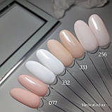 Гель-лак бежевий, світло-бежевий, тілесний, нюдовий із шимером Global Fashion Black Elite 8 ml №333, фото 2