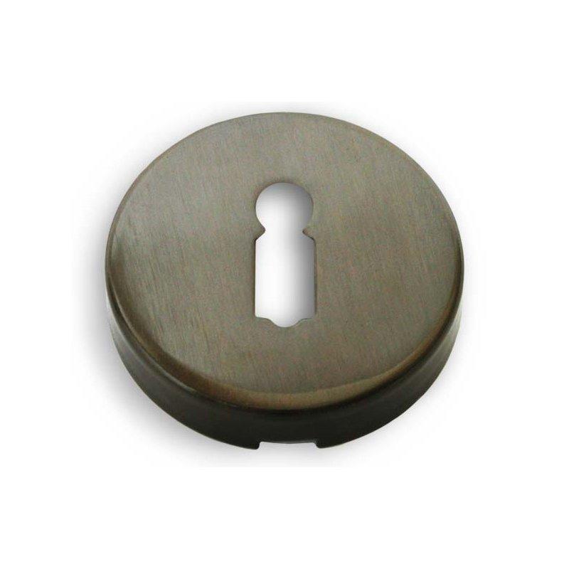 Дверна накладка (розетка) під ключ Fimet 2031K BB F03 Бронза, фото 1