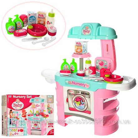 Кухня дитяча "Baby" з аксесуарами для пупса-малюка, 68*30*68 см, 008-910, фото 2