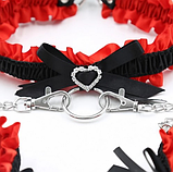 Нашийник з манжетами для БДСМ, Садо-мазо атрибутика для жінок, фото 5