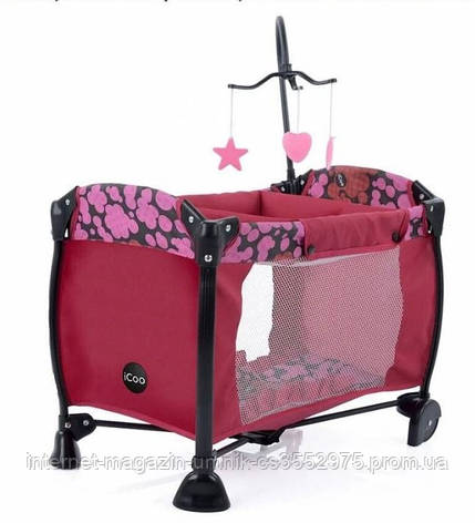 Ліжко-манеж для ляльок, Hauck By Little Diva, карусель з підвісками, 55х65х30 див. см, D90650, фото 2