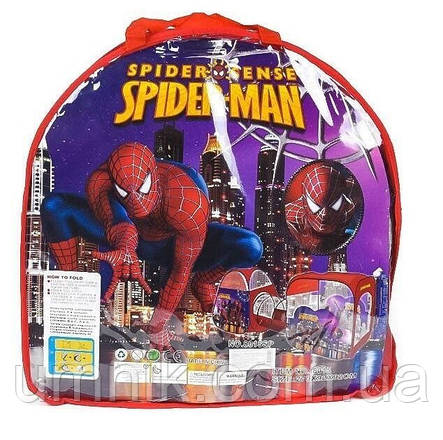 Намет дитячий ігровий з тунелем "Spider-Man" 8015 SP, фото 2
