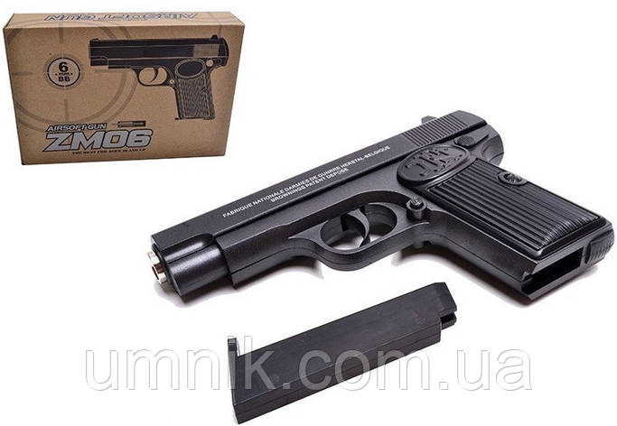 Пістолет іграшковий з кульками «Beretta M92», метал/пластик, 26.5*17*5 см, CYMA ZM18, фото 2