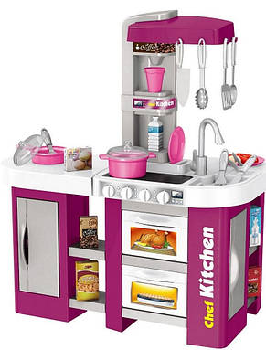 Дитяча ігрова кухня, Kitchen Chef з водою, звукові ефекти, аксесуари, 61х72,5х33 см, 922-47, фото 2
