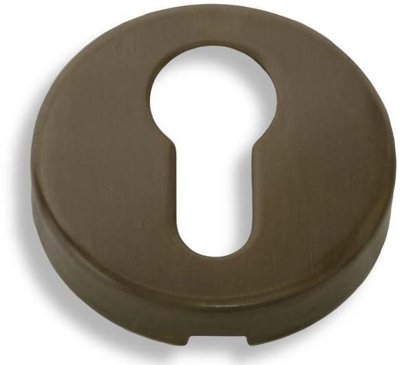 Дверна накладка (розетка) під циліндр Fimet 2031K PZ F03 Бронза, фото 1