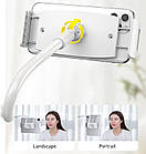 Тримач планшета Baseus Lazy Holder 4,7-12,9" Білий. Універсальний тримач для планшета, фото 5