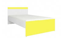 Ліжко односпальне Gerbor Мобі 90х200 жовтий/ німфея альба