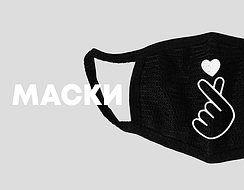 Захисні маски для обличчя Love KPOP in Korean