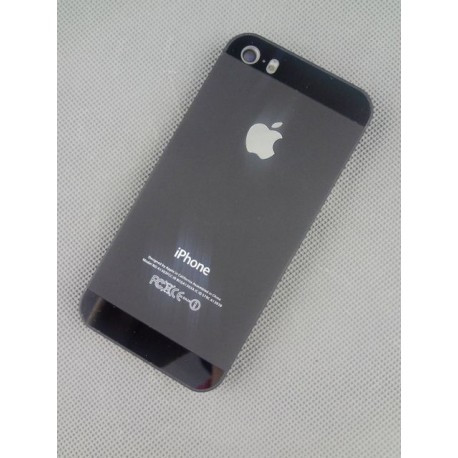 Чохол пластик Чорний з логотипом на IPhone 4/4S