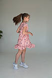 Літня сукня для дівчинки  SmileTime Bubbles, рожева, фото 2