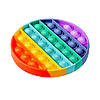 Іграшка-антистрес Pop it для дорослих та дітей кругла, різнобарвна, фото 2