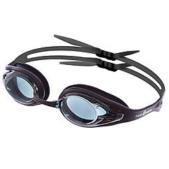 Окуляри для плавання MadWave ALLIGATOR M042713 (полікарбонат, силікон, кольори в асортименті)