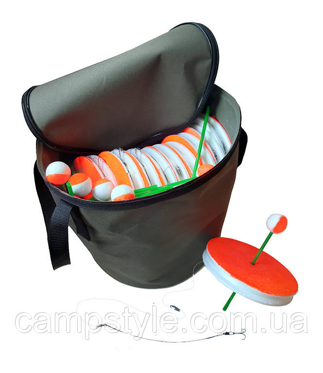 Набір із 20 обладнаних гуртків 150 мм у сумці