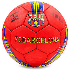 М'яч футбольний No5 Гриппі 5слів. BARCELONA FB-6713 (No5, 5 см, пошитий вручну)