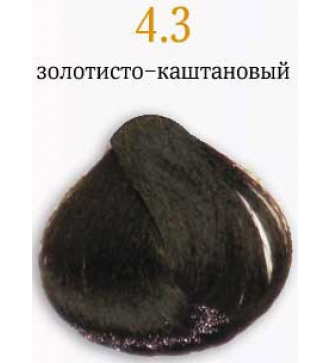 КРЕМ-КРАСКА Brelil Sericolor № 4.3 золотистий шатен 100 мл