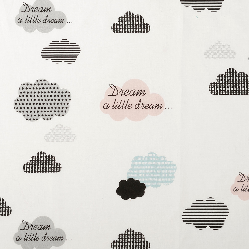 Бавовняна тканина Хмарки little dream (залишок 2.30 мп)