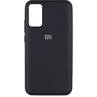 Силиконовый чехол Silicone Cover на телефон Xiaomi Poco M3 / Сяоми Поко М3 Черный