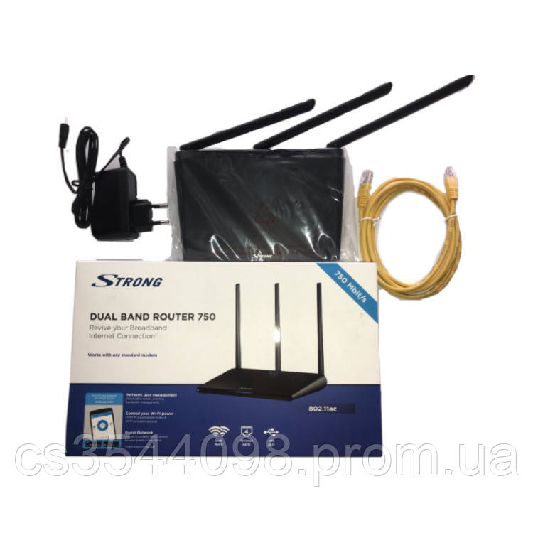 Дводіапазонний WIFI маршрутизатор Strong 750