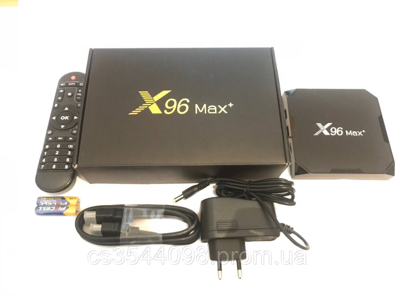 Смарт приставка X96 Max+ (S905X3; 2/16G) Smart TV Box Android 9.0