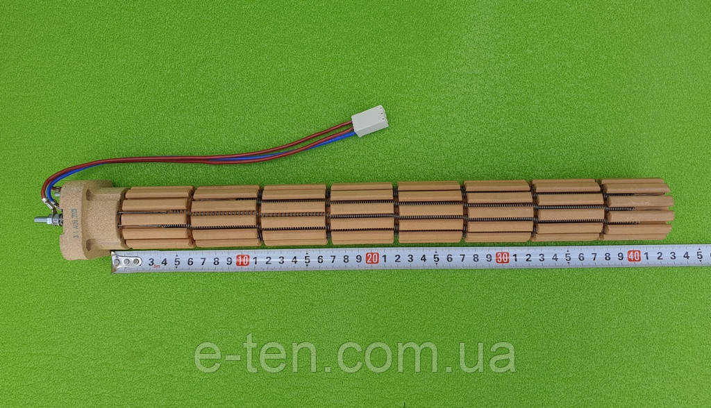 Сухий СТЕАТИТОВИЙ тен 2250W / Lдовжина = 410 мм (під фланець-колбу L=450 мм) до бойлерів Atlantic Vertigo (ОРИГІНАЛ)