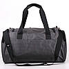 Сумка дорожня чоловіча сіра на плече спортивна багажна модна міцна Dolly 787 46х25х25 см, фото 6