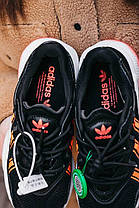 Кросівки Adidas Ozweego Black White Orange, фото 5