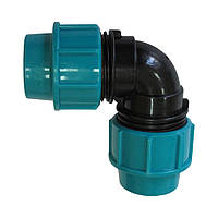 Коліно затискне сполучне 25 ПДД 90° STR Україна