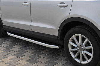 Бокові пороги,підніжки Fullmond (2 шт., алюміній) для мод. Nissan X-trail T32 / Rogue 2014-2021 рр.