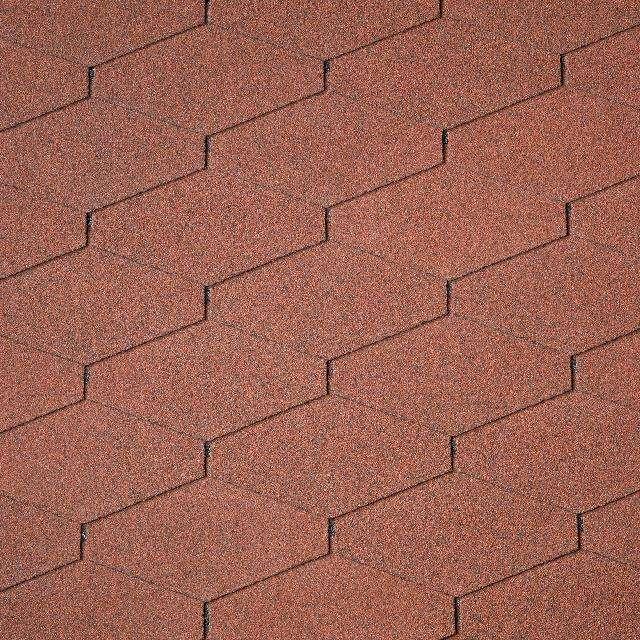 Бітумна черепиця Diamantshield (10) Tile Red