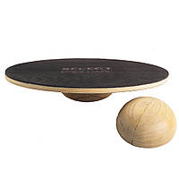 Дошка балансувальна SELECT BALANCE BOARD (017) коричневий, big and small