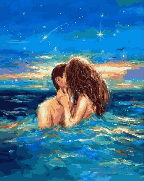 Картини за номерами 40х50 см Babylon Поцілунок у морі (VP 1374), фото 1