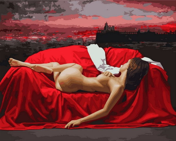 Картини за номерами 40х50 см Babylon Червоне небо (VP 1418-44), фото 1